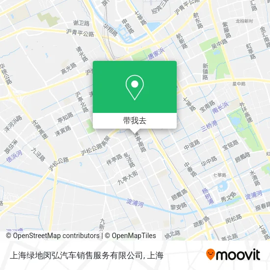 上海绿地闵弘汽车销售服务有限公司地图