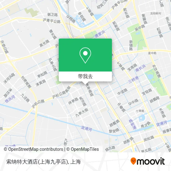 索纳特大酒店(上海九亭店)地图