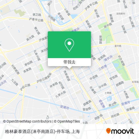 格林豪泰酒店(涞亭南路店)-停车场地图