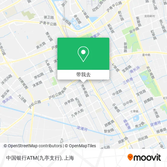 中国银行ATM(九亭支行)地图