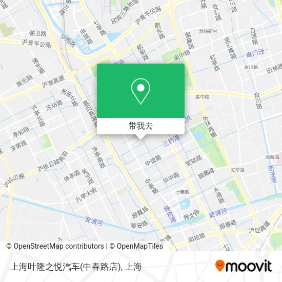 上海叶隆之悦汽车(中春路店)地图