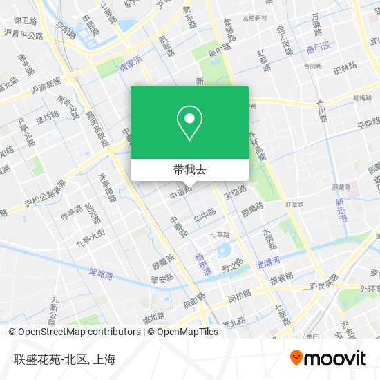 联盛花苑-北区地图