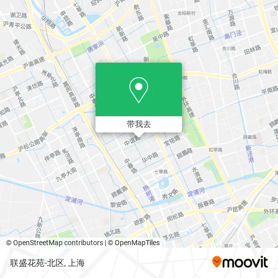 联盛花苑-北区地图