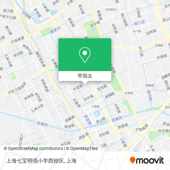 上海七宝明强小学西校区地图