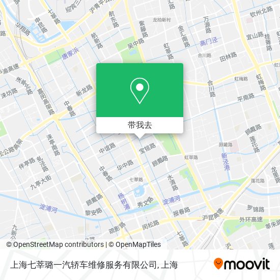 上海七莘璐一汽轿车维修服务有限公司地图