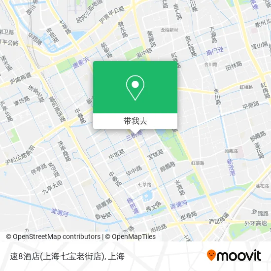 速8酒店(上海七宝老街店)地图