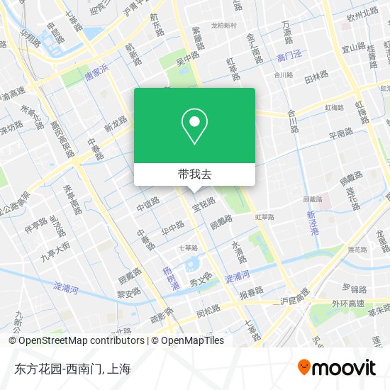 东方花园-西南门地图