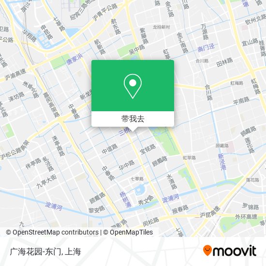 广海花园-东门地图