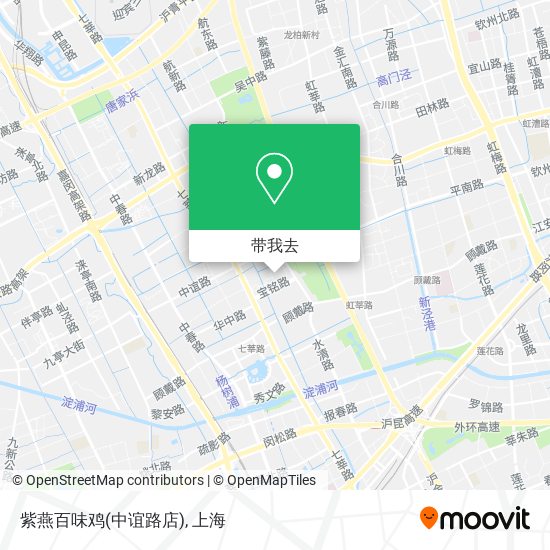 紫燕百味鸡(中谊路店)地图