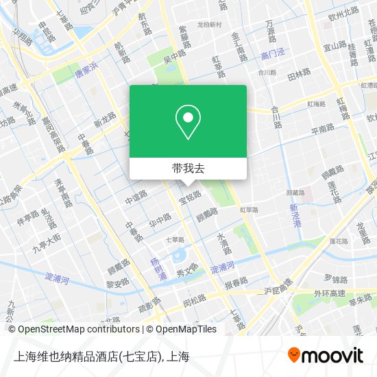 上海维也纳精品酒店(七宝店)地图