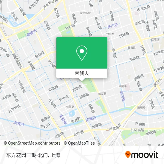 东方花园三期-北门地图