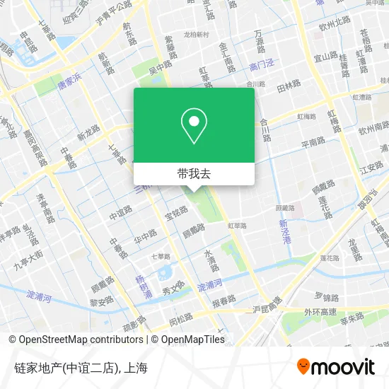 链家地产(中谊二店)地图