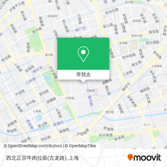 西北正宗牛肉拉面(古龙路)地图