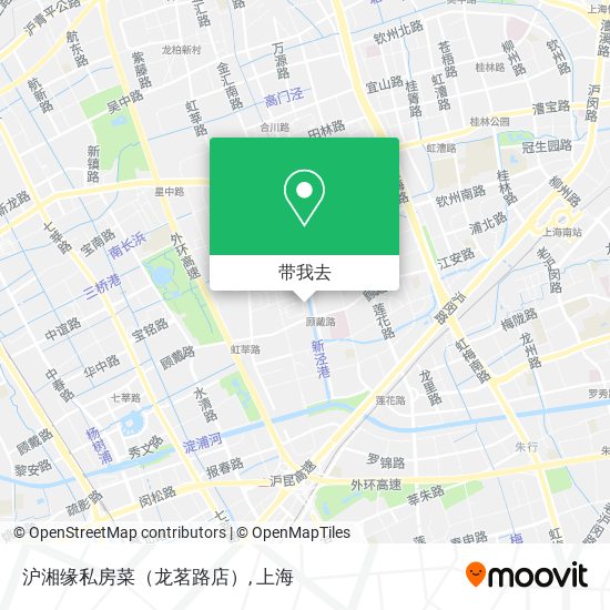 沪湘缘私房菜（龙茗路店）地图