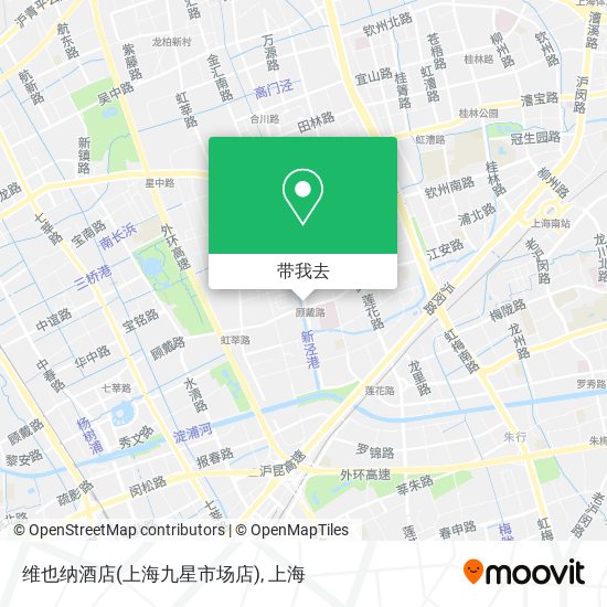 维也纳酒店(上海九星市场店)地图