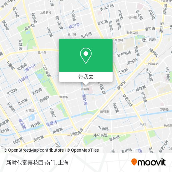 新时代富嘉花园-南门地图