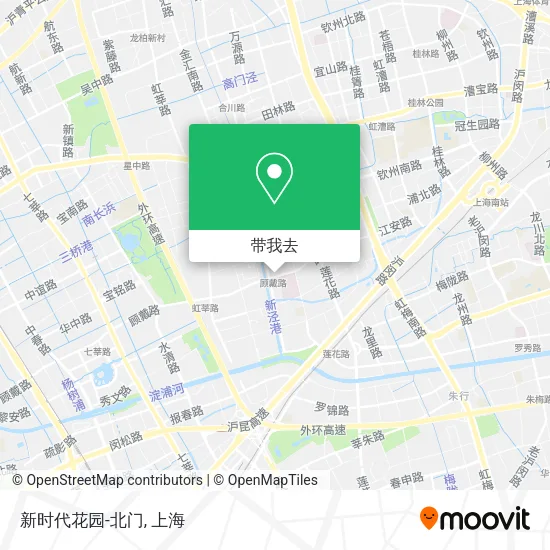 新时代花园-北门地图