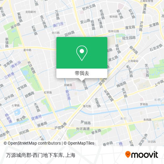 万源城尚郡-西门地下车库地图