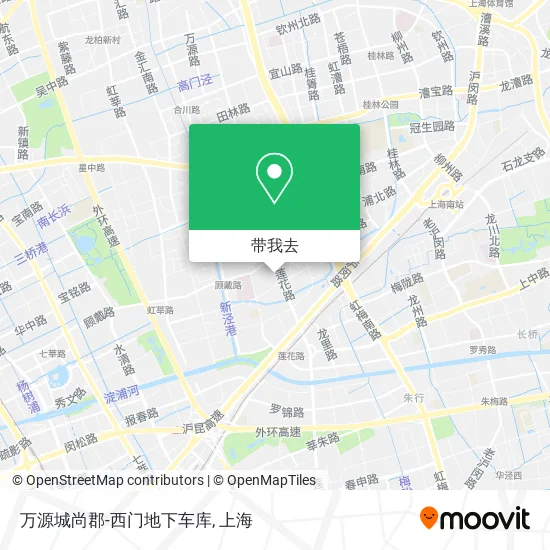 万源城尚郡-西门地下车库地图