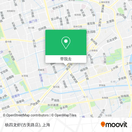 杨四龙虾(古美路店)地图