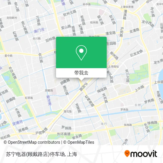 苏宁电器(顾戴路店)停车场地图