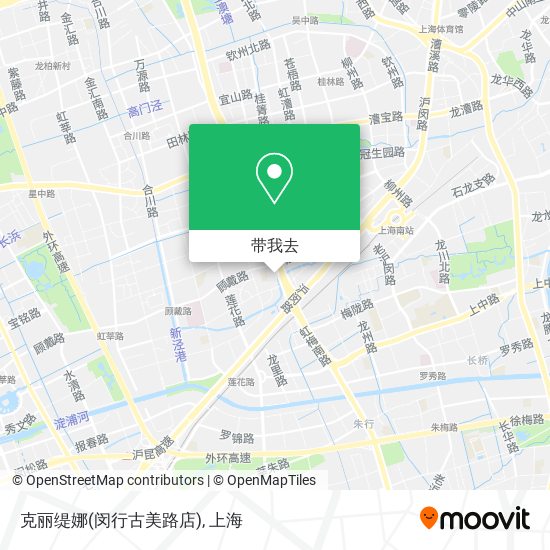 克丽缇娜(闵行古美路店)地图