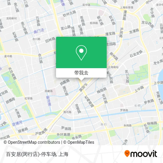 百安居(闵行店)-停车场地图