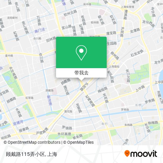 顾戴路115弄小区地图