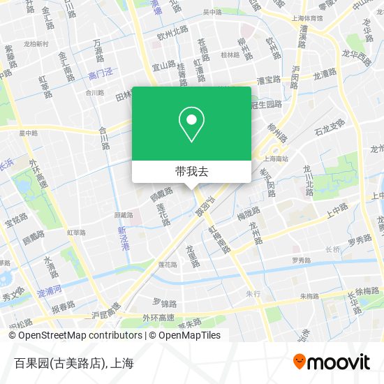 百果园(古美路店)地图