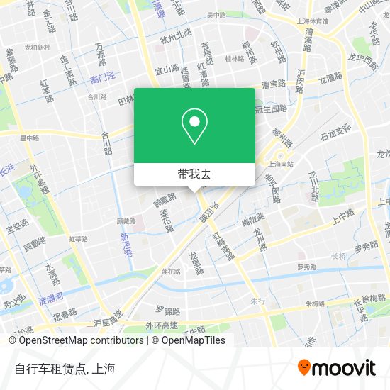 自行车租赁点地图