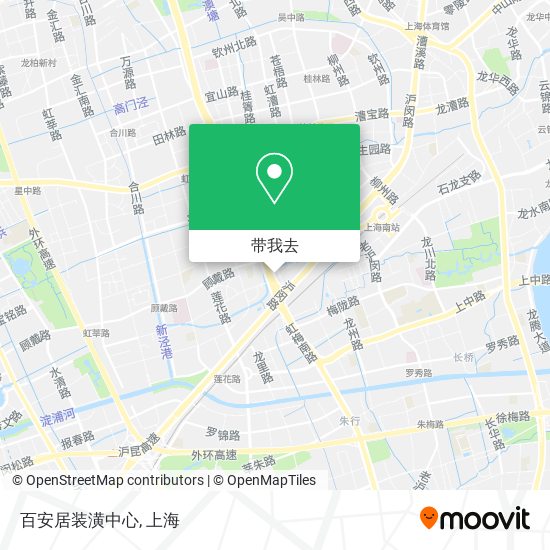 百安居装潢中心地图