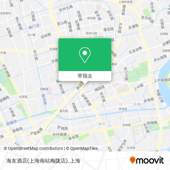 海友酒店(上海南站梅陇店)地图