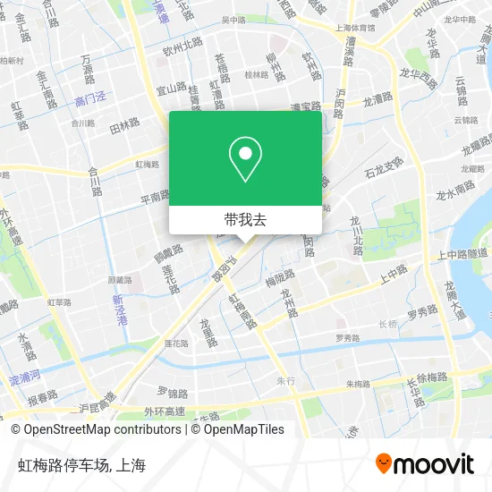 虹梅路停车场地图