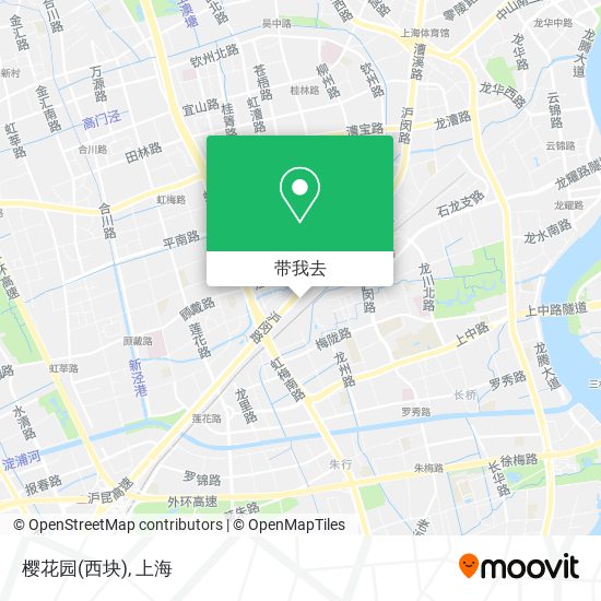 樱花园(西块)地图