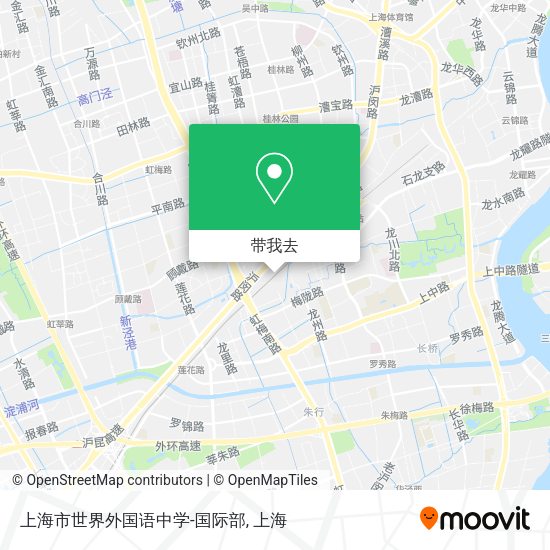 上海市世界外国语中学-国际部地图
