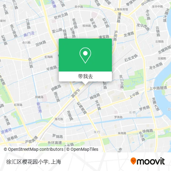 徐汇区樱花园小学地图