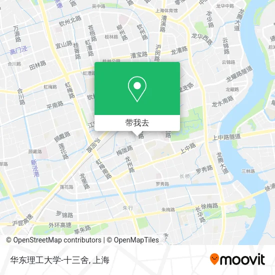 华东理工大学-十三舍地图