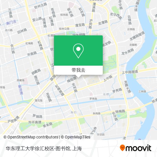 华东理工大学徐汇校区-图书馆地图