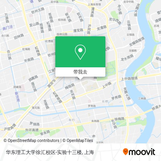 华东理工大学徐汇校区-实验十三楼地图
