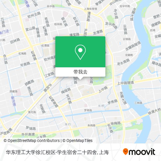 华东理工大学徐汇校区-学生宿舍二十四舍地图
