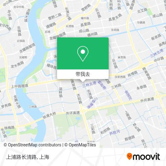 上浦路长清路地图
