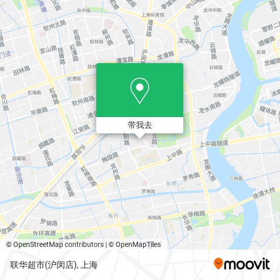联华超市(沪闵店)地图