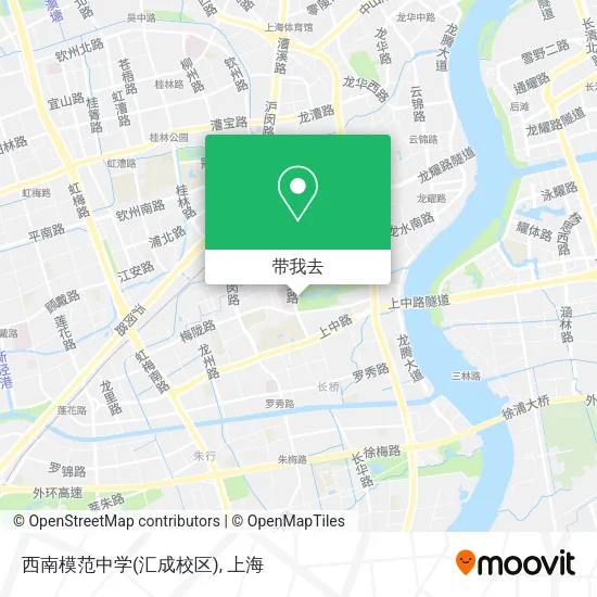 西南模范中学(汇成校区)地图