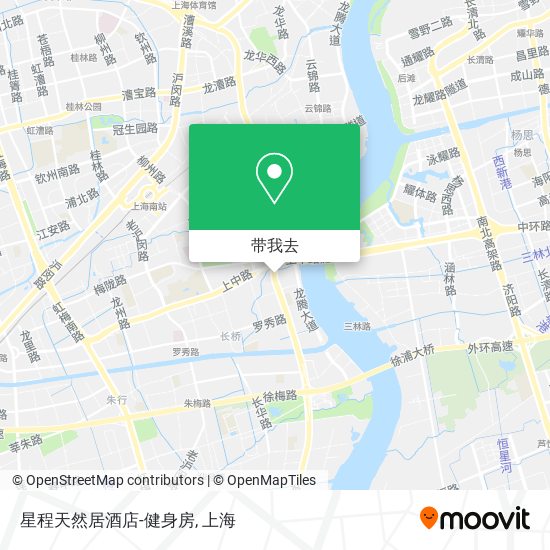 星程天然居酒店-健身房地图