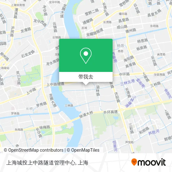 上海城投上中路隧道管理中心地图