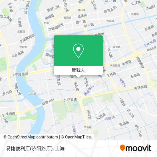 易捷便利店(济阳路店)地图