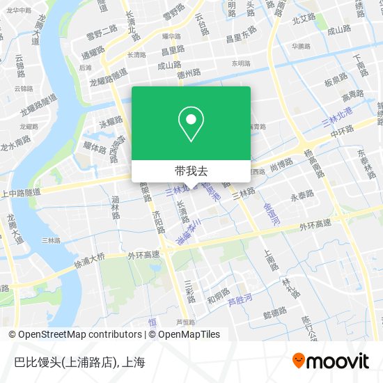 巴比馒头(上浦路店)地图