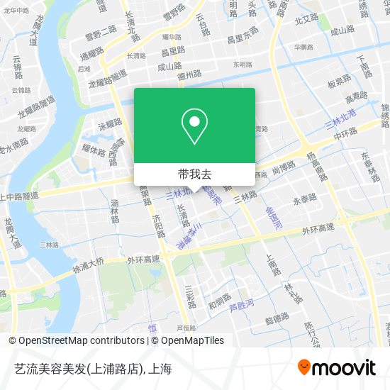 艺流美容美发(上浦路店)地图