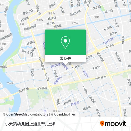 小天鹅幼儿园上浦北部地图