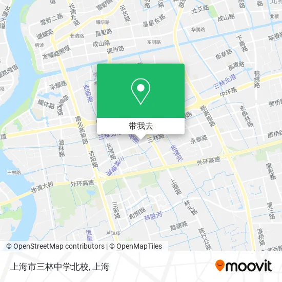 上海市三林中学北校地图